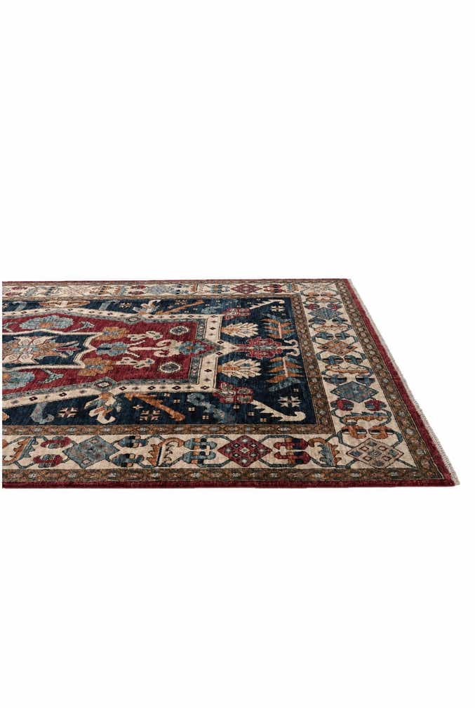 6' 8 x 10' 2 Hand Knotted Heriz Rug