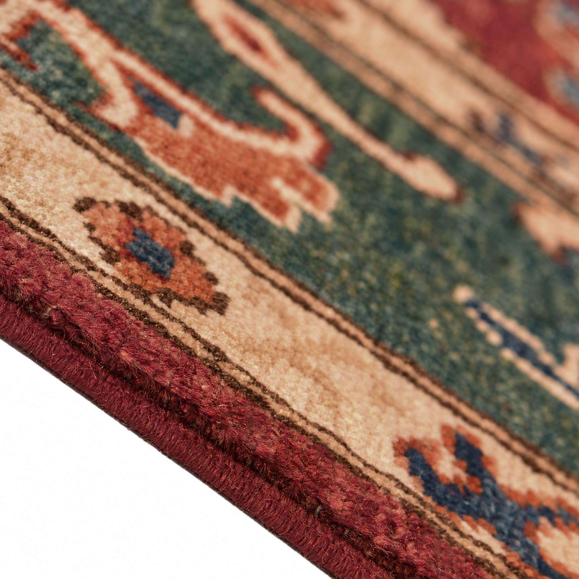 175cm x 240cm Hand Knotted Heriz Rug