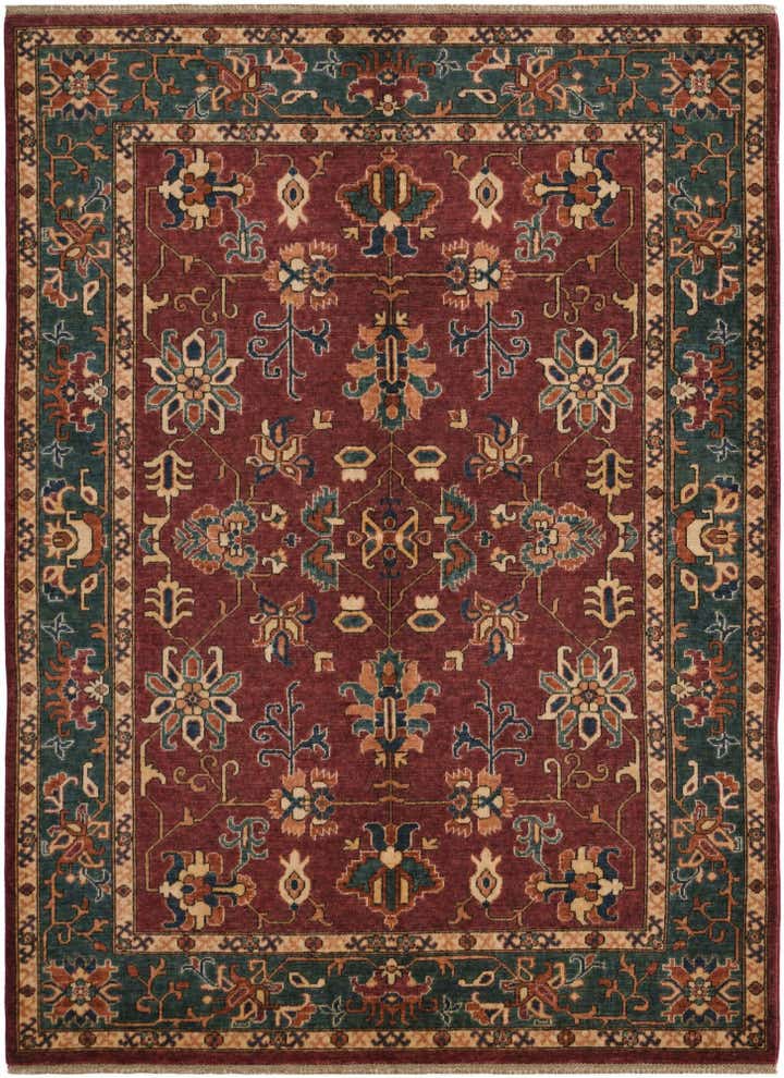 5' 9 x 7' 10 Hand Knotted Heriz Rug