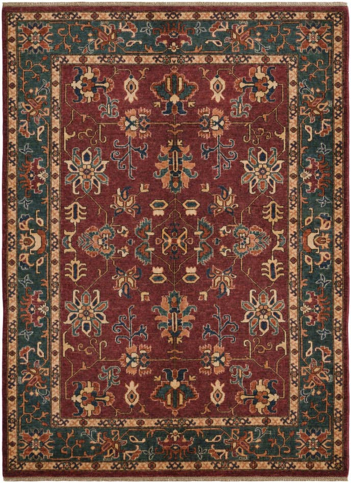 Detailansicht von 175cm x 240cm Handgeknüpft Heriz Teppich