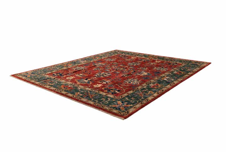 8' 2 x 9' 9 Hand Knotted Heriz Rug