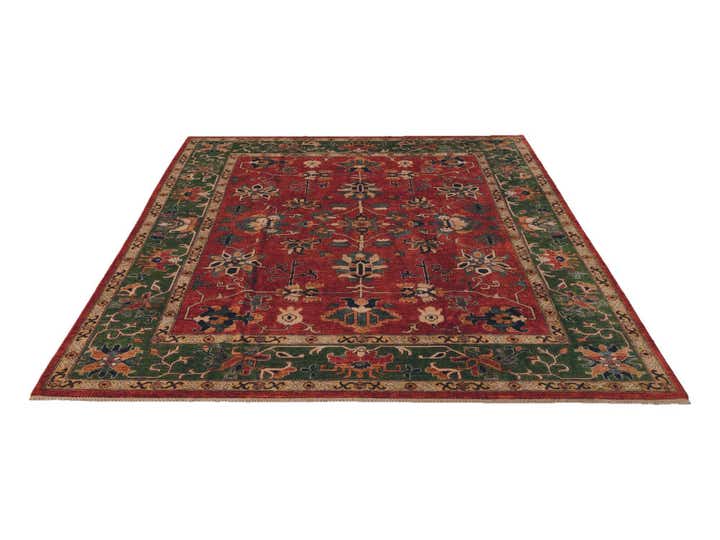 8' 2 x 9' 9 Hand Knotted Heriz Rug