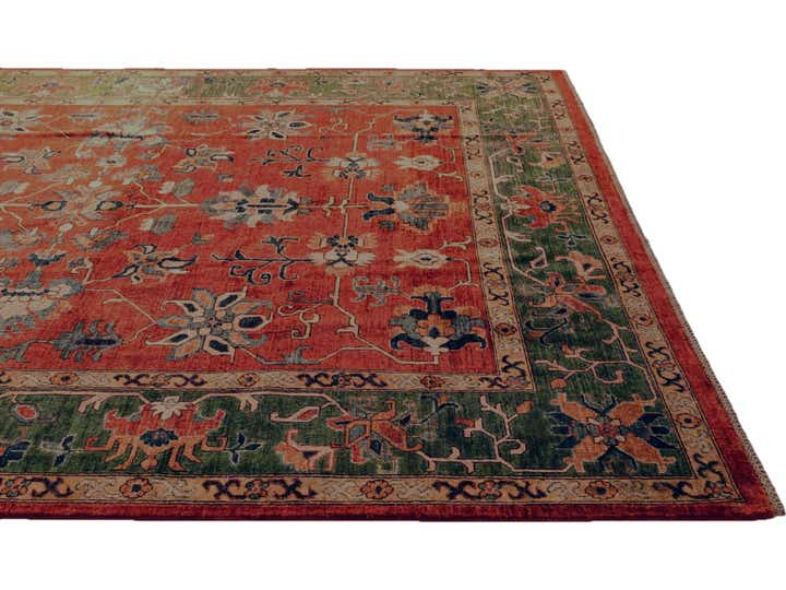 8' 2 x 9' 9 Hand Knotted Heriz Rug