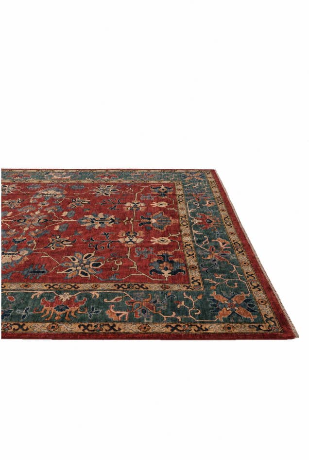 Detail image of 8' 2 x 9' 9 Hand Knotted Heriz Rug