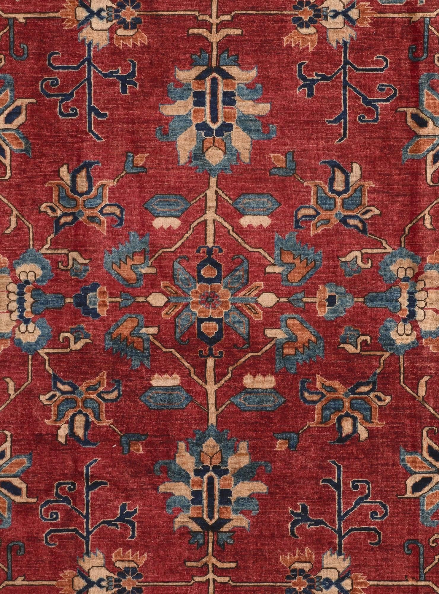 8' 2 x 9' 9 Hand Knotted Heriz Rug
