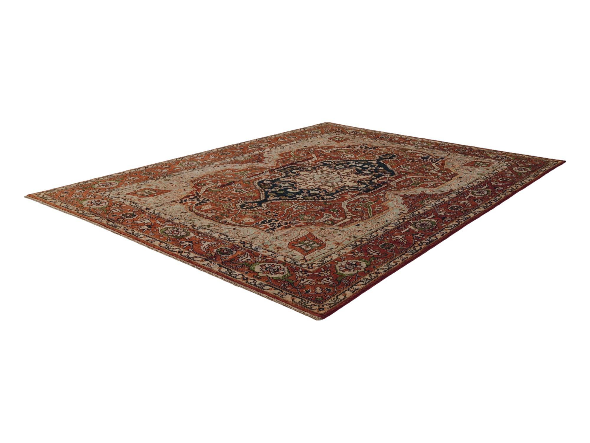 8' 7 x 11' 2 Hand Knotted Heriz Rug
