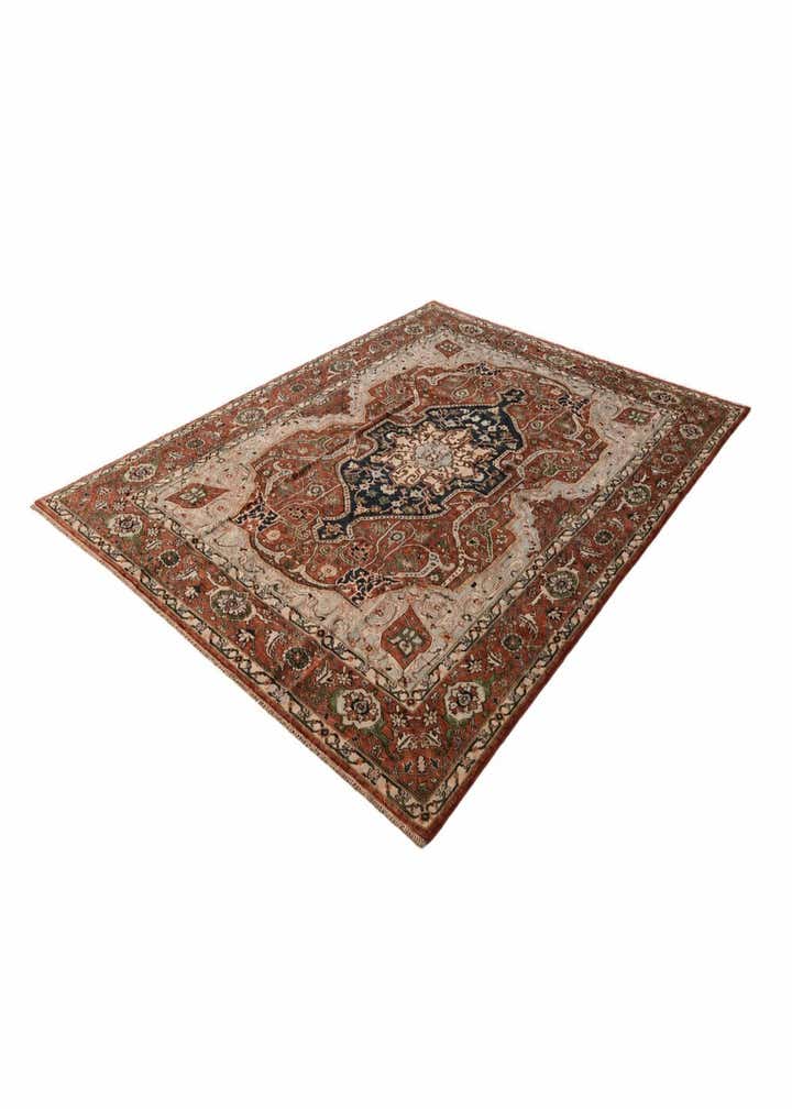 8' 7 x 11' 2 Hand Knotted Heriz Rug
