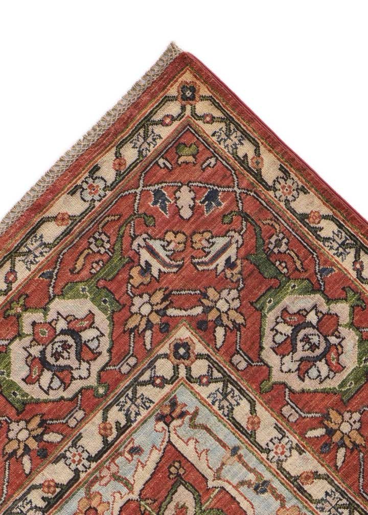 8' 7 x 11' 2 Hand Knotted Heriz Rug