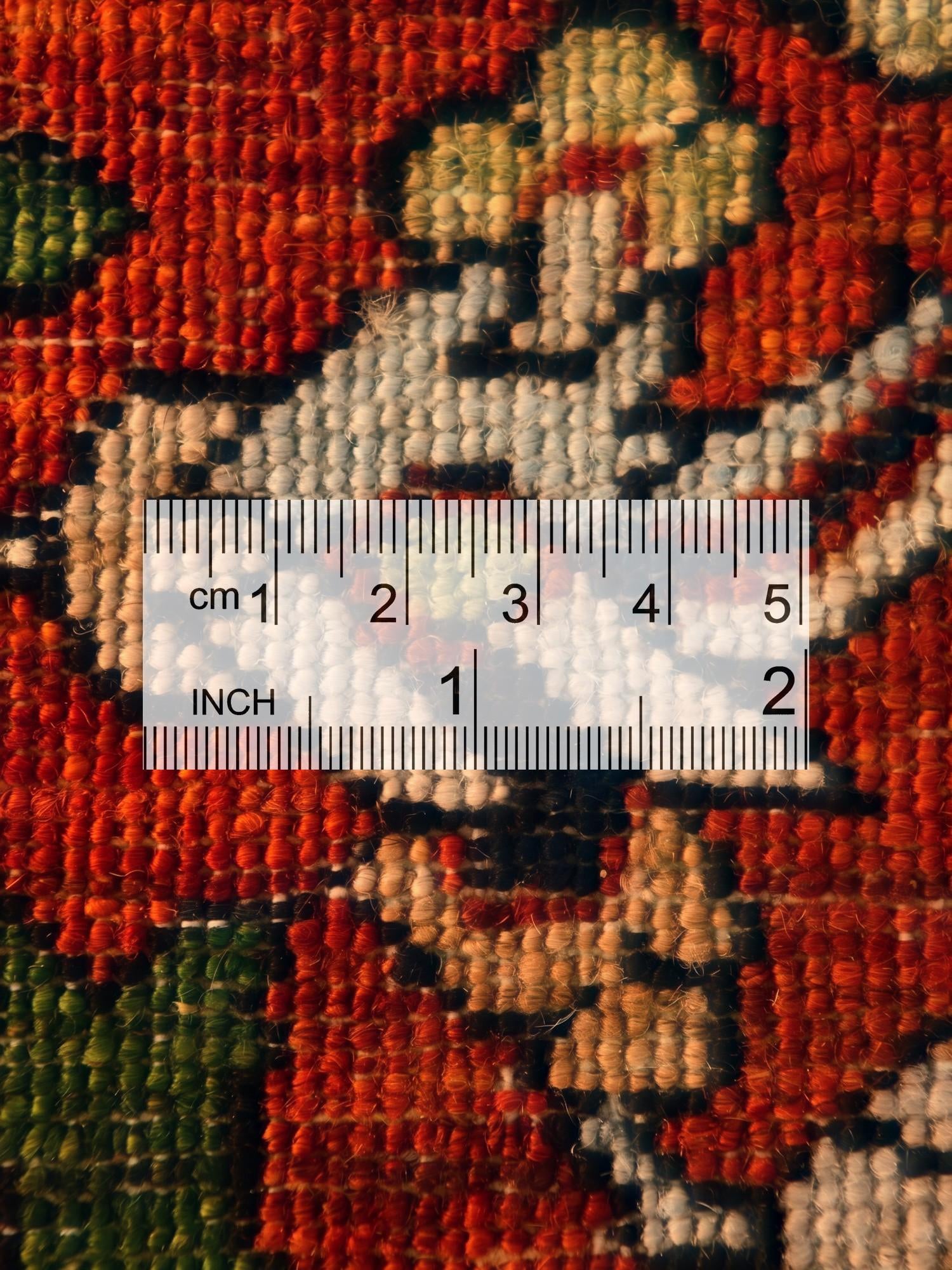 8' 7 x 11' 2 Hand Knotted Heriz Rug