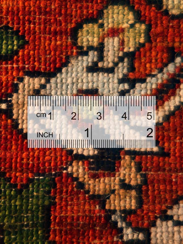 8' 7 x 11' 2 Hand Knotted Heriz Rug