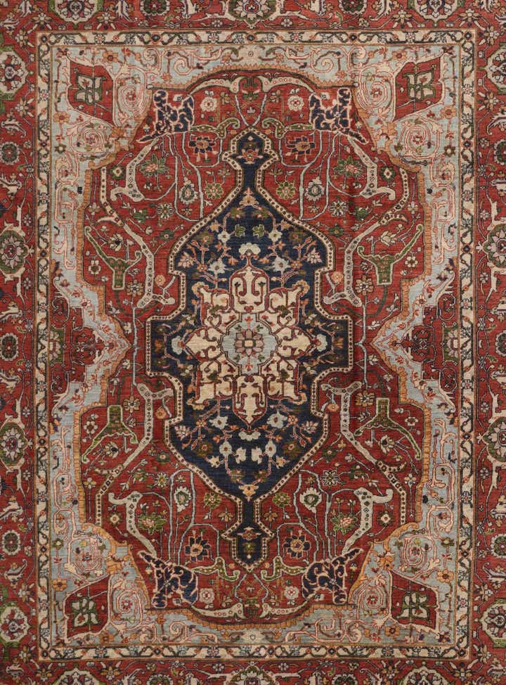 8' 7 x 11' 2 Hand Knotted Heriz Rug