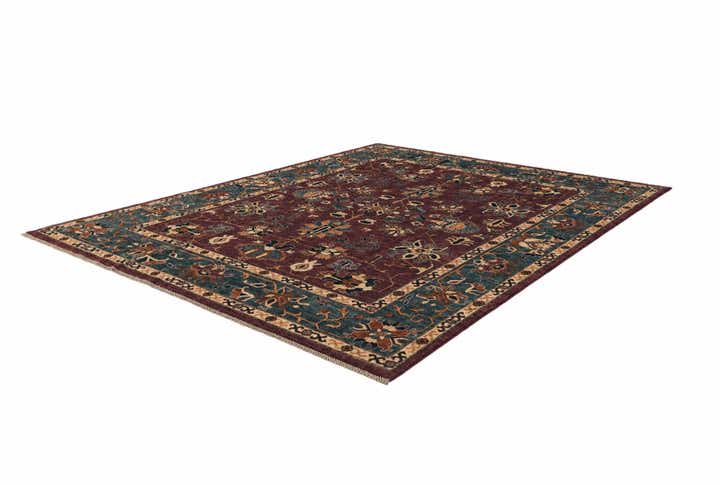 8' 2 x 10' Hand Knotted Heriz Rug