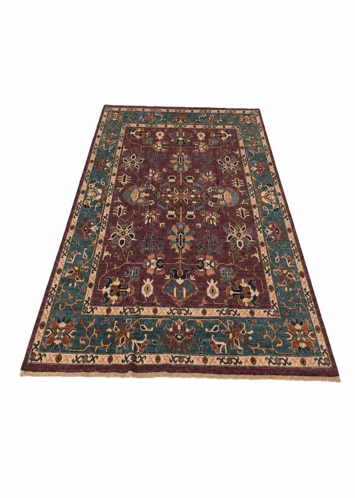 8' 2 x 10' Hand Knotted Heriz Rug