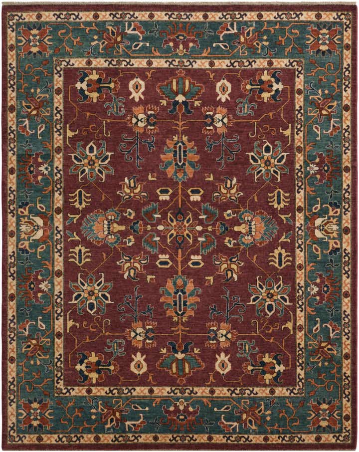 8' 2 x 10' Hand Knotted Heriz Rug