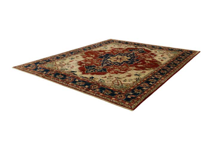 8' 2 x 9' 11 Hand Knotted Heriz Rug