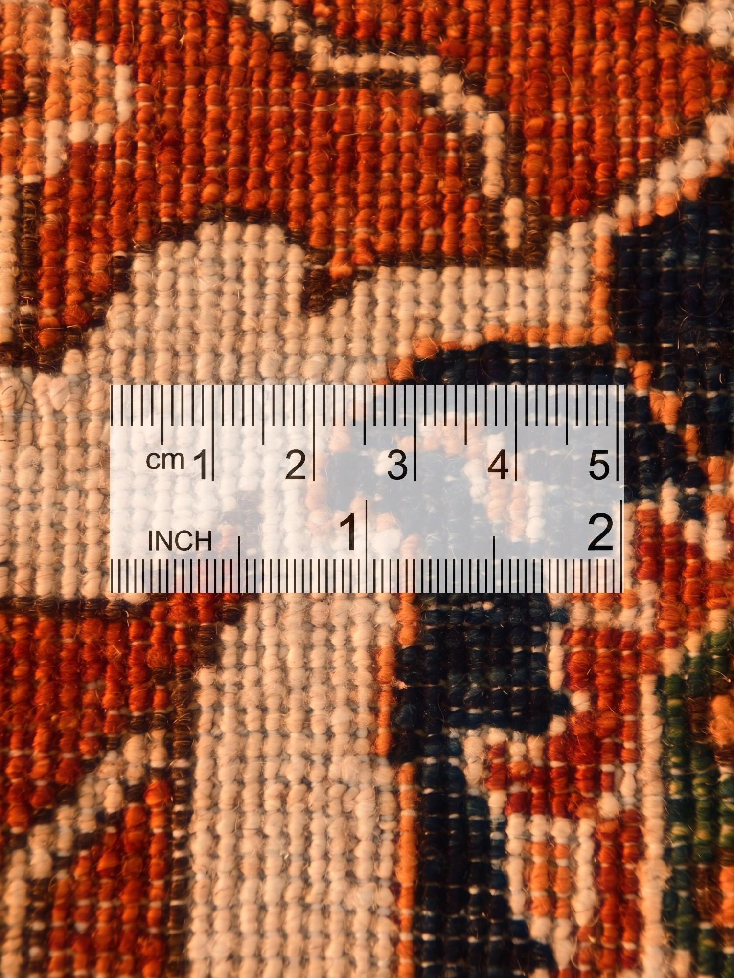 8' 3 x 11' 10 Hand Knotted Heriz Rug