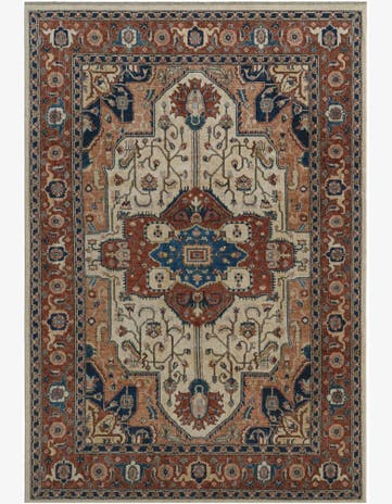 8' 3 x 11' 10 Hand Knotted Heriz Rug