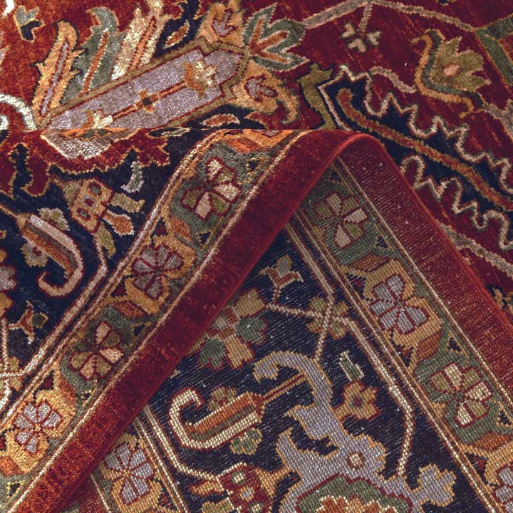 8' 1 x 9' 11 Hand Knotted Heriz Rug