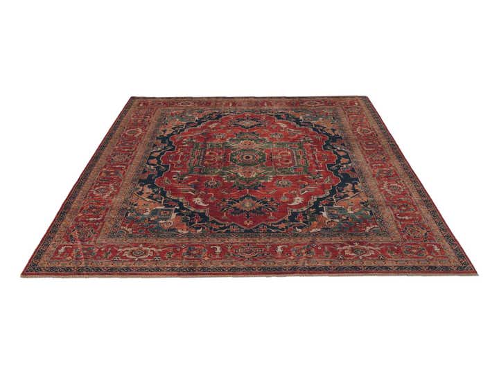8' 3 x 10' 1 Hand Knotted Heriz Rug