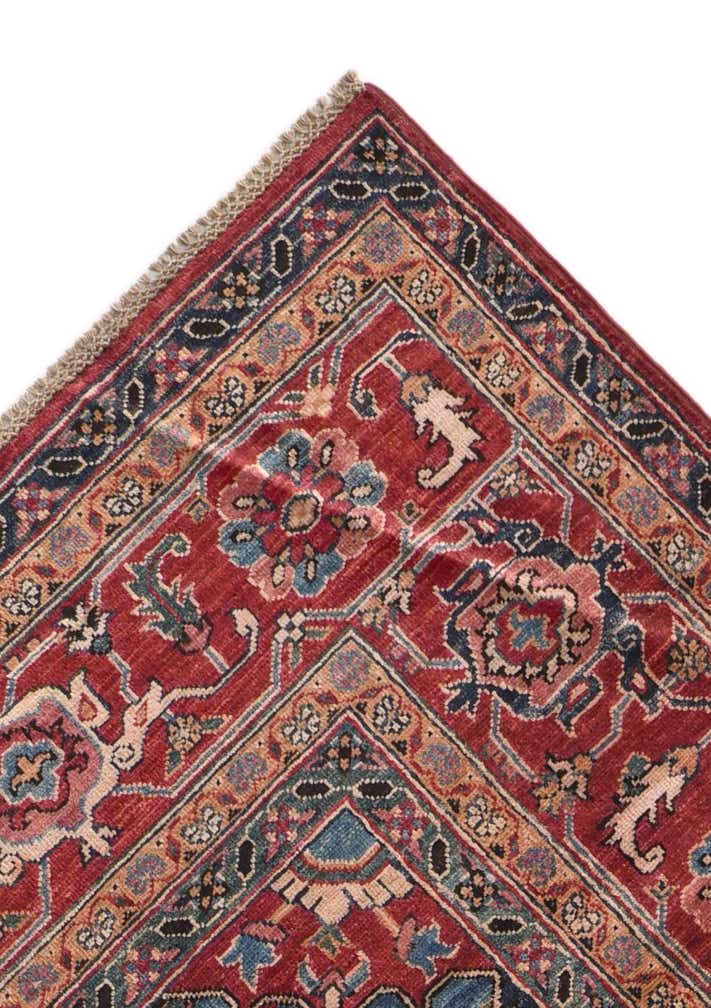 8' 3 x 10' 1 Hand Knotted Heriz Rug
