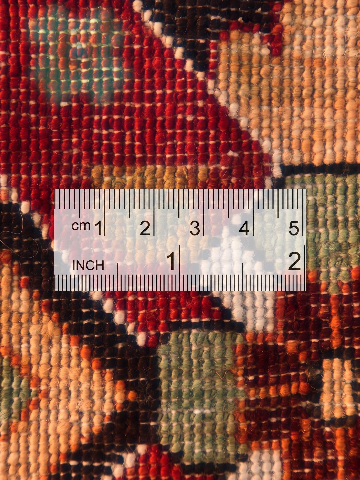 8' x 10' 2 Hand Knotted Heriz Rug