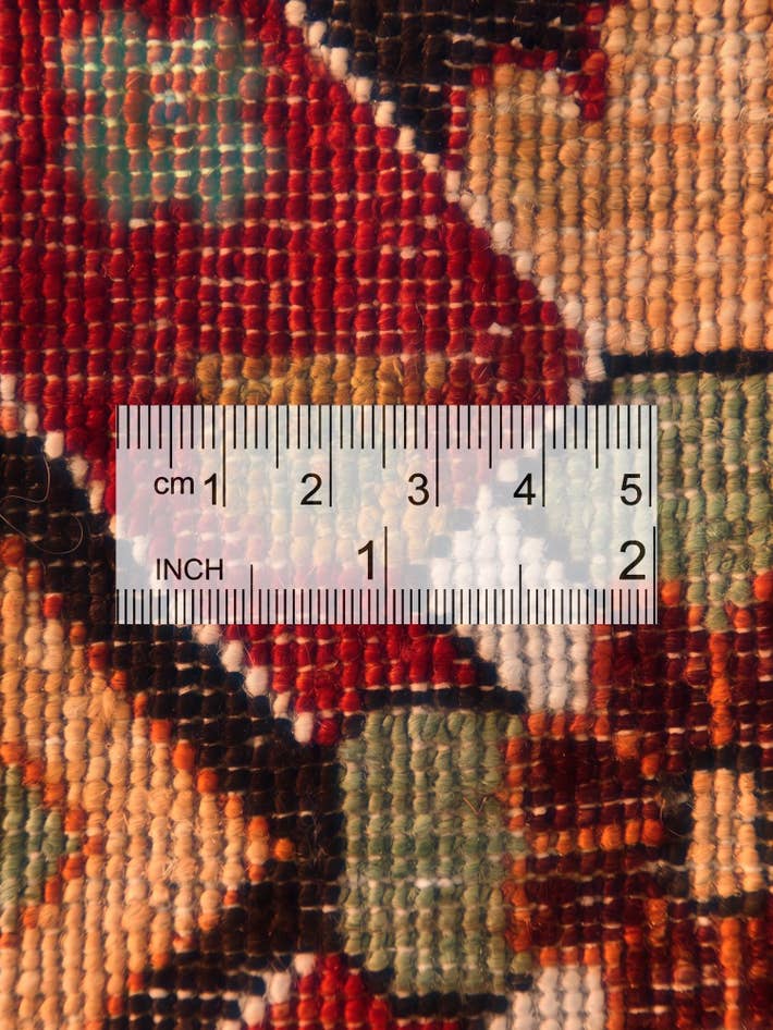 Detail image of 8' x 10' 2 Hand Knotted Heriz Rug
