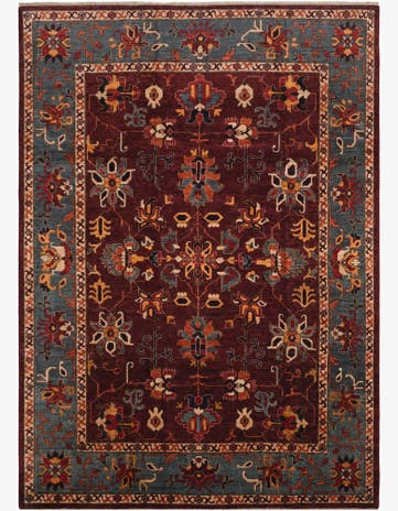8' 2 x 11' 6 Hand Knotted Heriz Rug