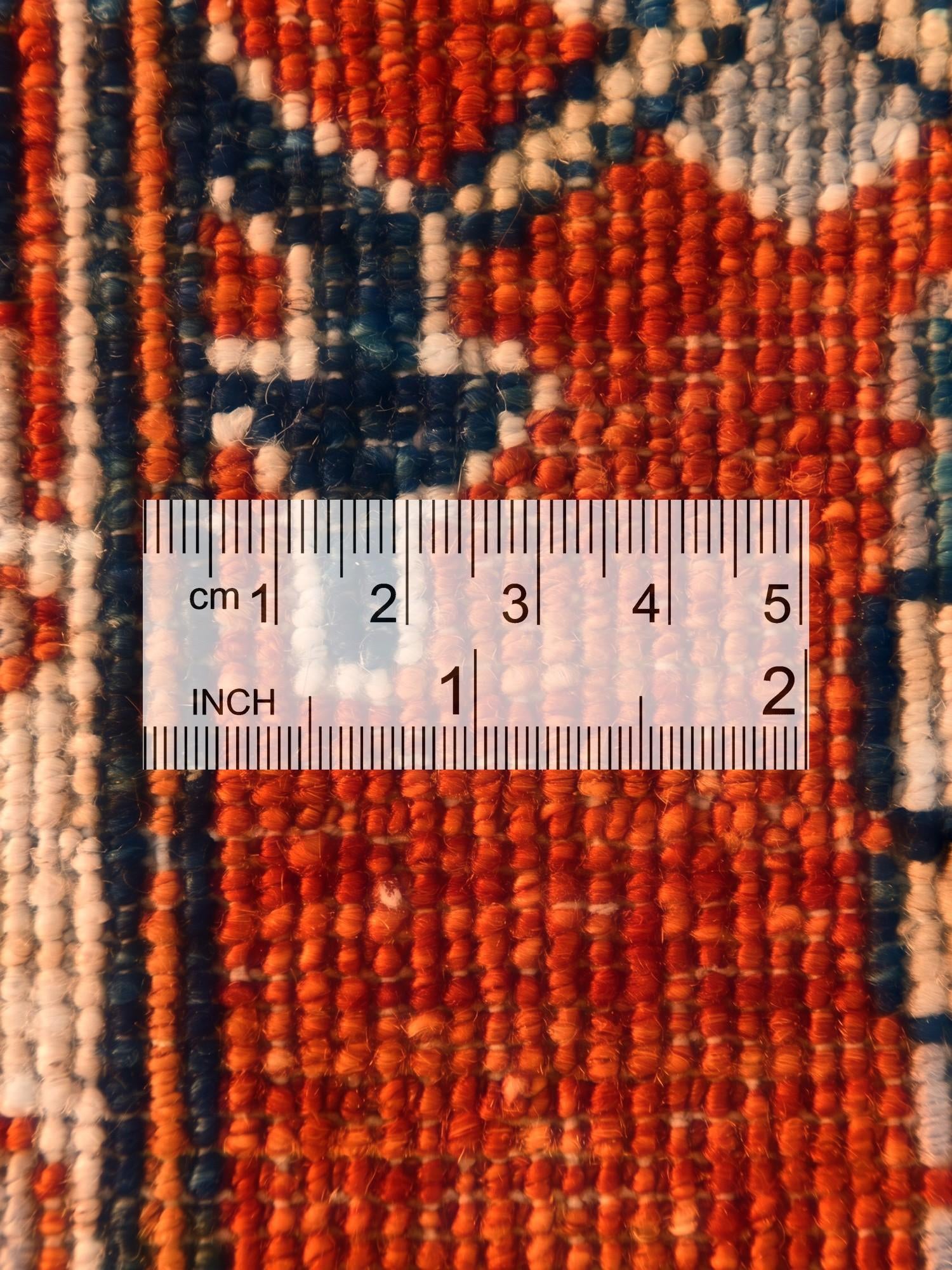 8' 2 x 10' Hand Knotted Heriz Rug