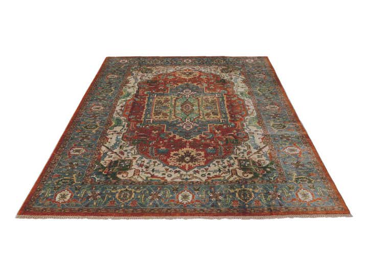 6' 3 x 9' 2 Hand Knotted Heriz Rug