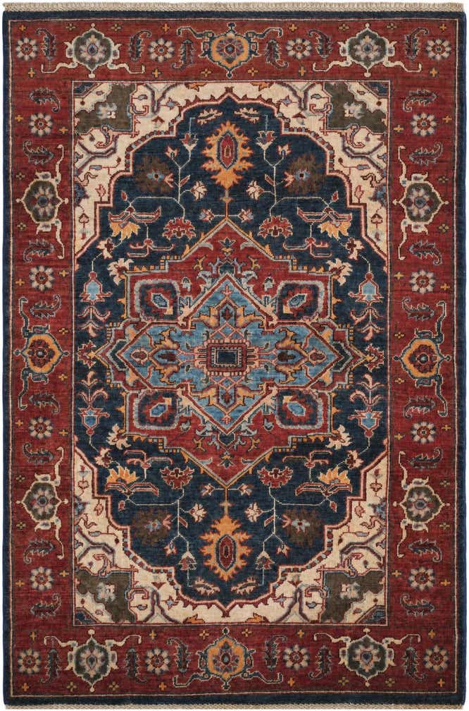 3' 10 x 5' 9 Hand Knotted Heriz Rug