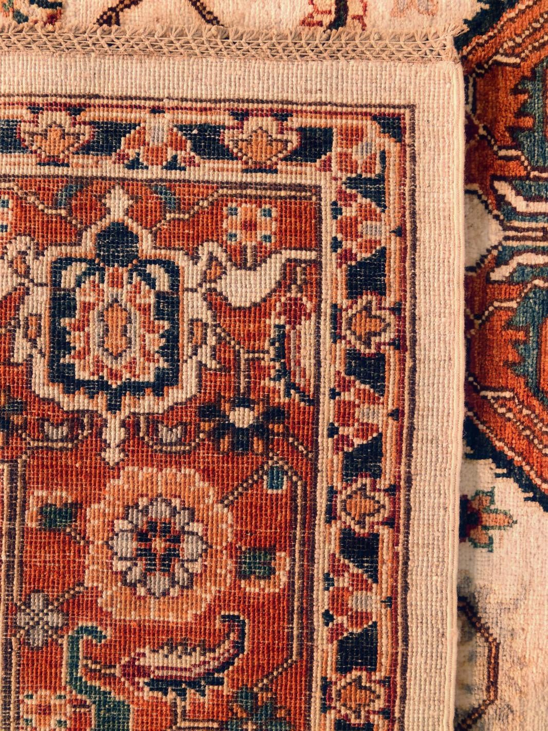 205cm x 300cm Hand Knotted Heriz Rug