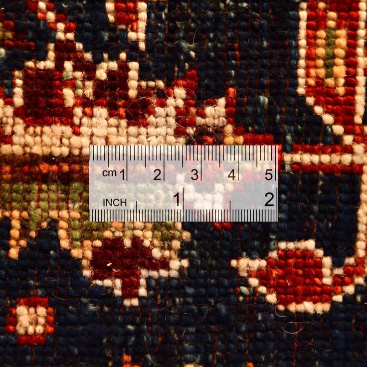 Detail image of 6' 6 x 9' 7 Hand Knotted Heriz Rug