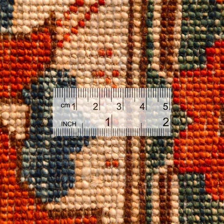Detail image of 9' x 12' 2 Hand Knotted Heriz Rug