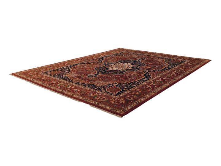 9' 3 x 11' 11 Hand Knotted Heriz Rug