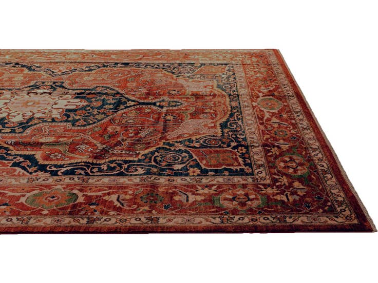 Detail image of 9' 3 x 11' 11 Hand Knotted Heriz Rug