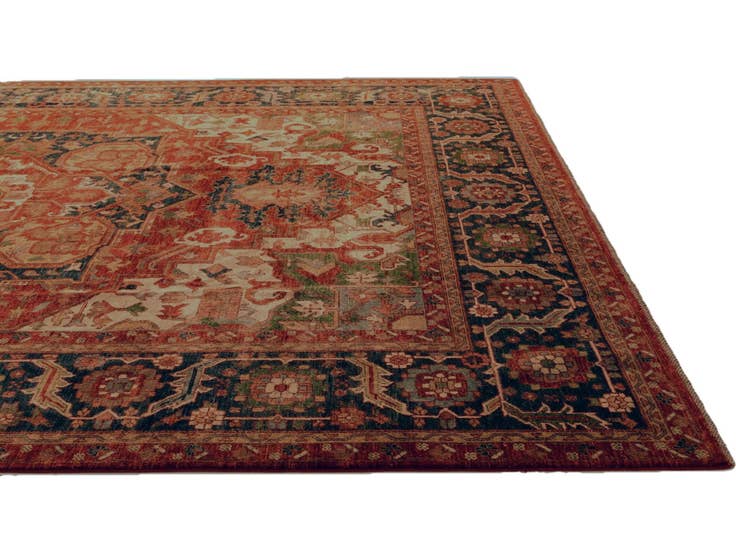 Detail image of 10' x 13' 8 Hand Knotted Heriz Rug