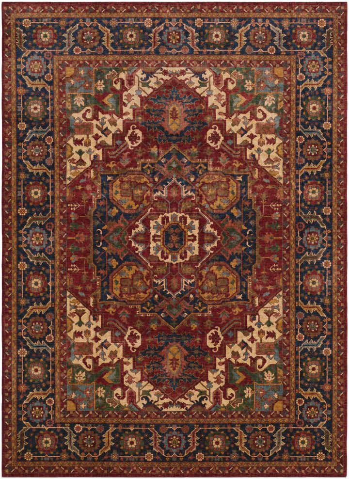 10' x 13' 8 Hand Knotted Heriz Rug