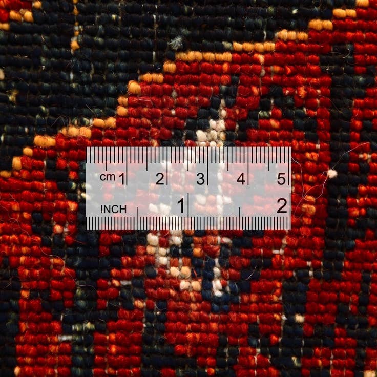Detail image of 8' 2 x 10' Hand Knotted Heriz Rug