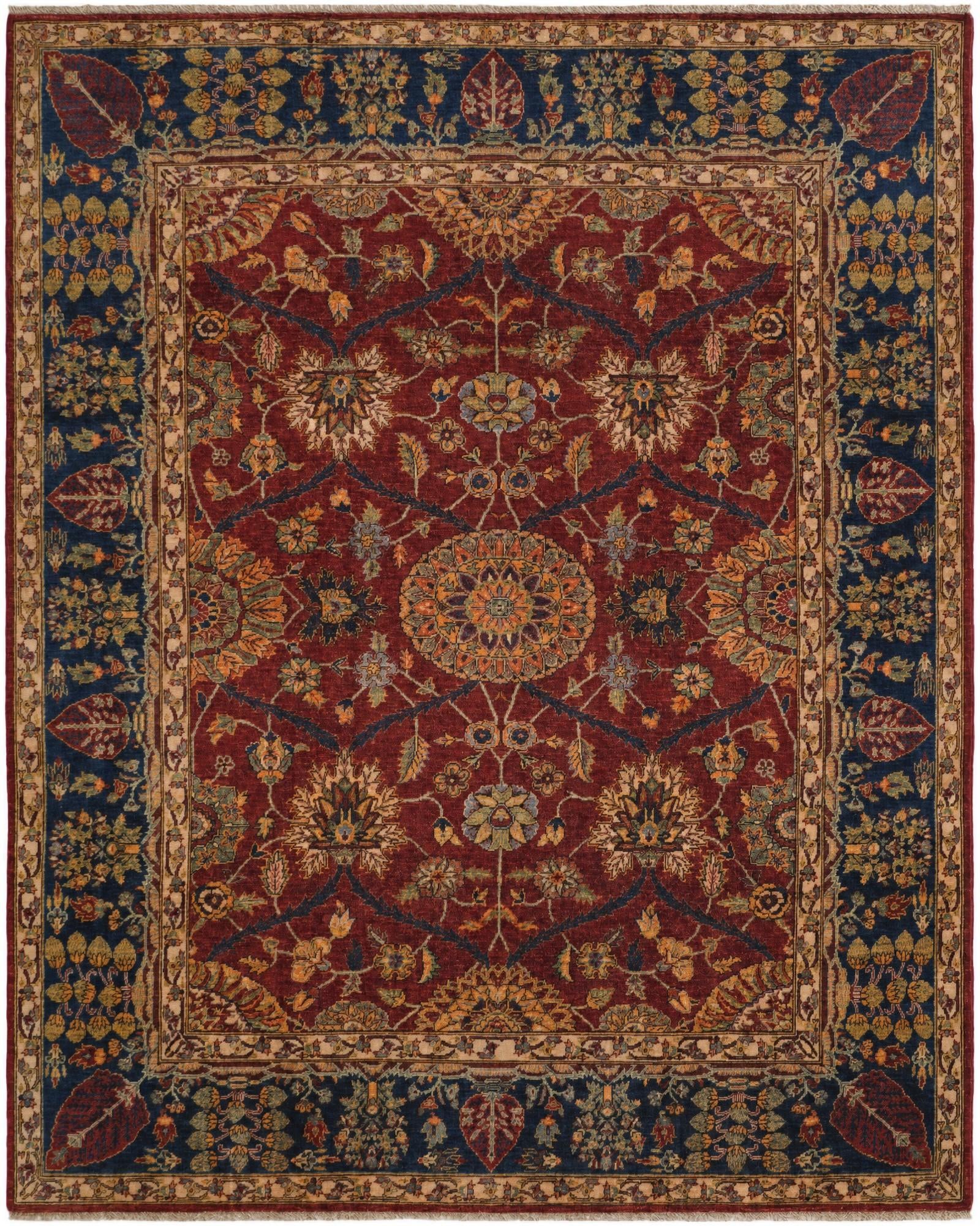 8' 2 x 10' Hand Knotted Heriz Rug
