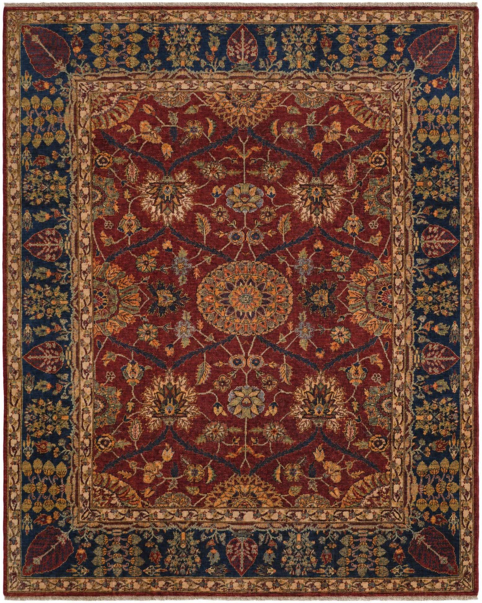 8' 2 x 10' Hand Knotted Heriz Rug
