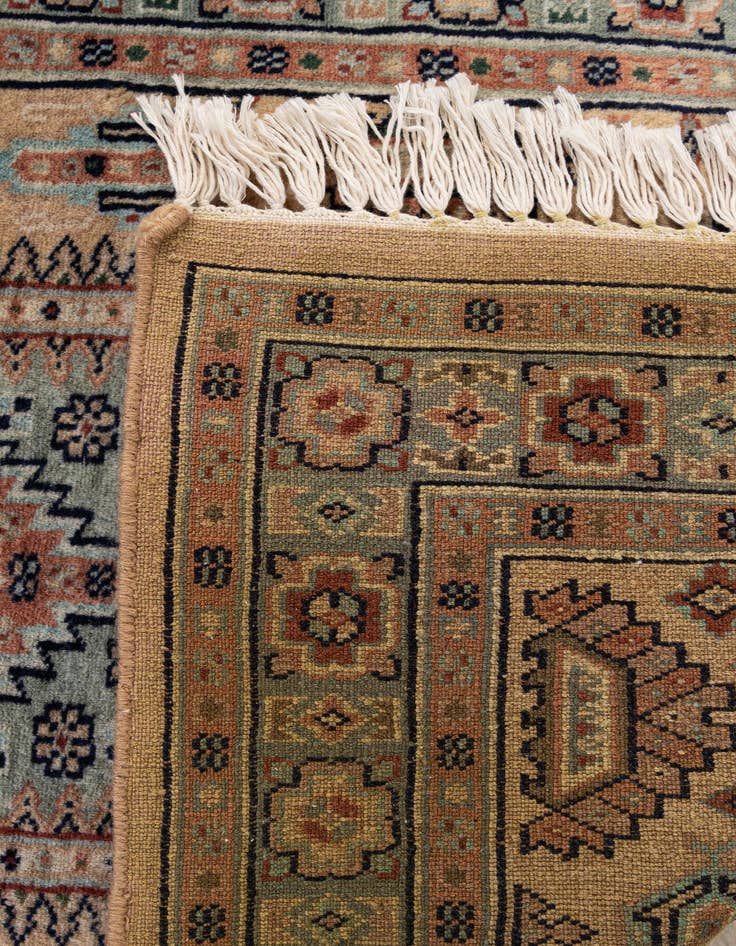Detail image of 2' 7 x 4' 6  Hand Knotted Karachi Wool Rug