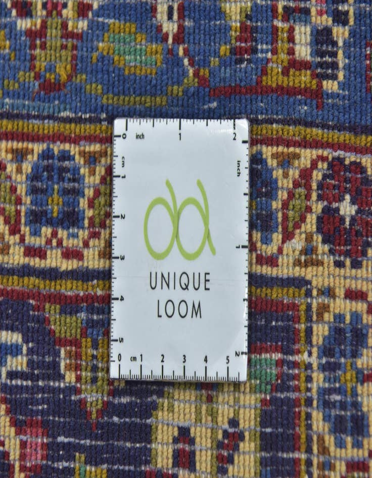 Detail image of 10' x 13' 5 Hand Knotted Kashan Persian Wool Rug