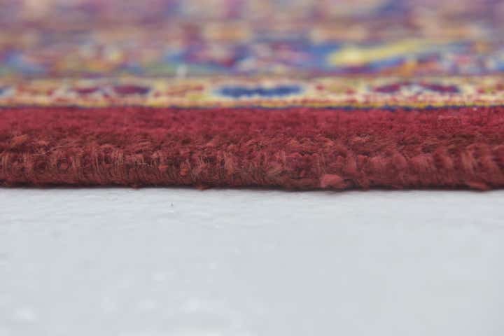 10' x 13' 5 Hand Knotted Kashan Persian Wool Rug