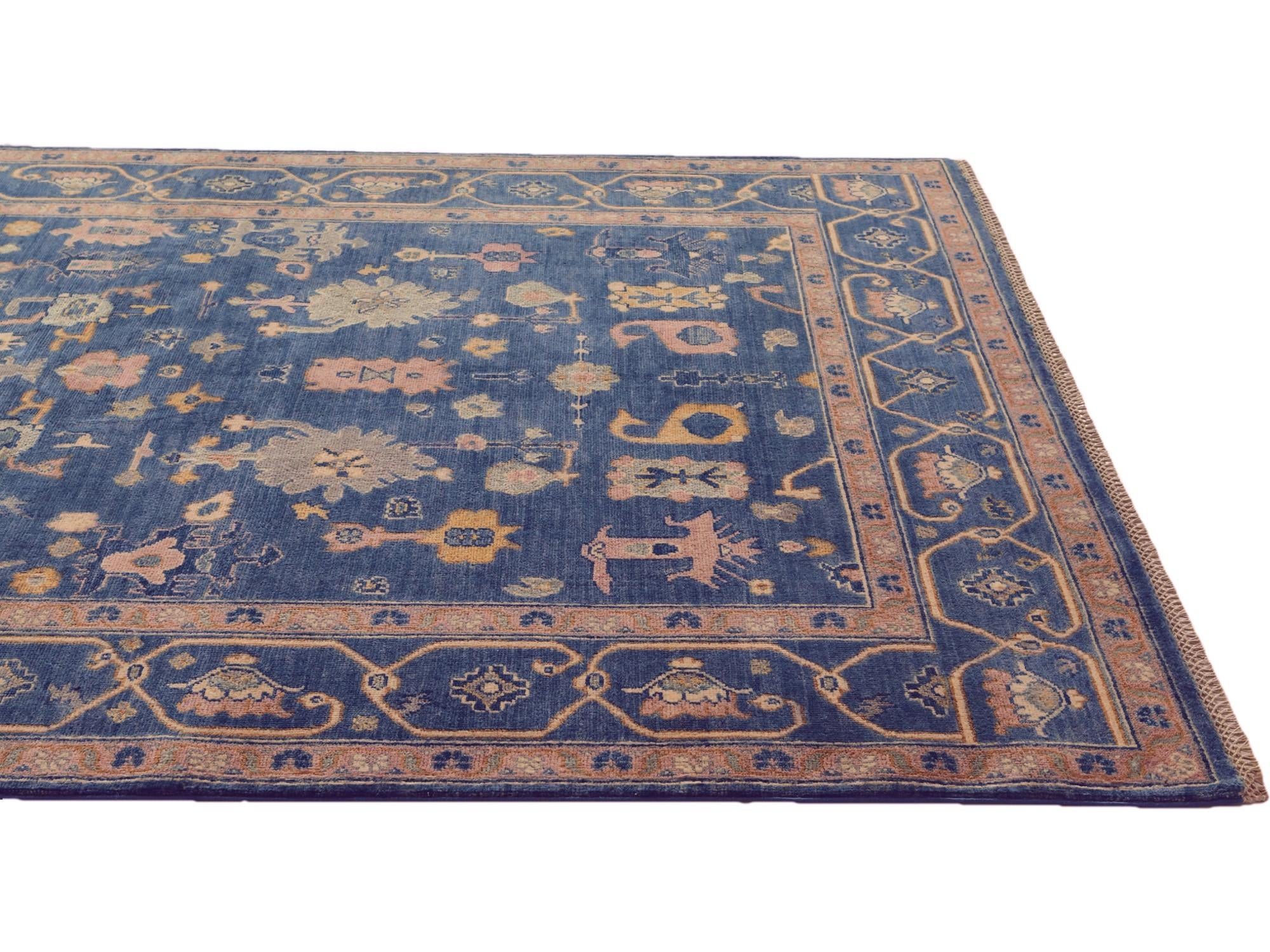 5' 7 x 7' 11 Hand Knotted Kazak Rug