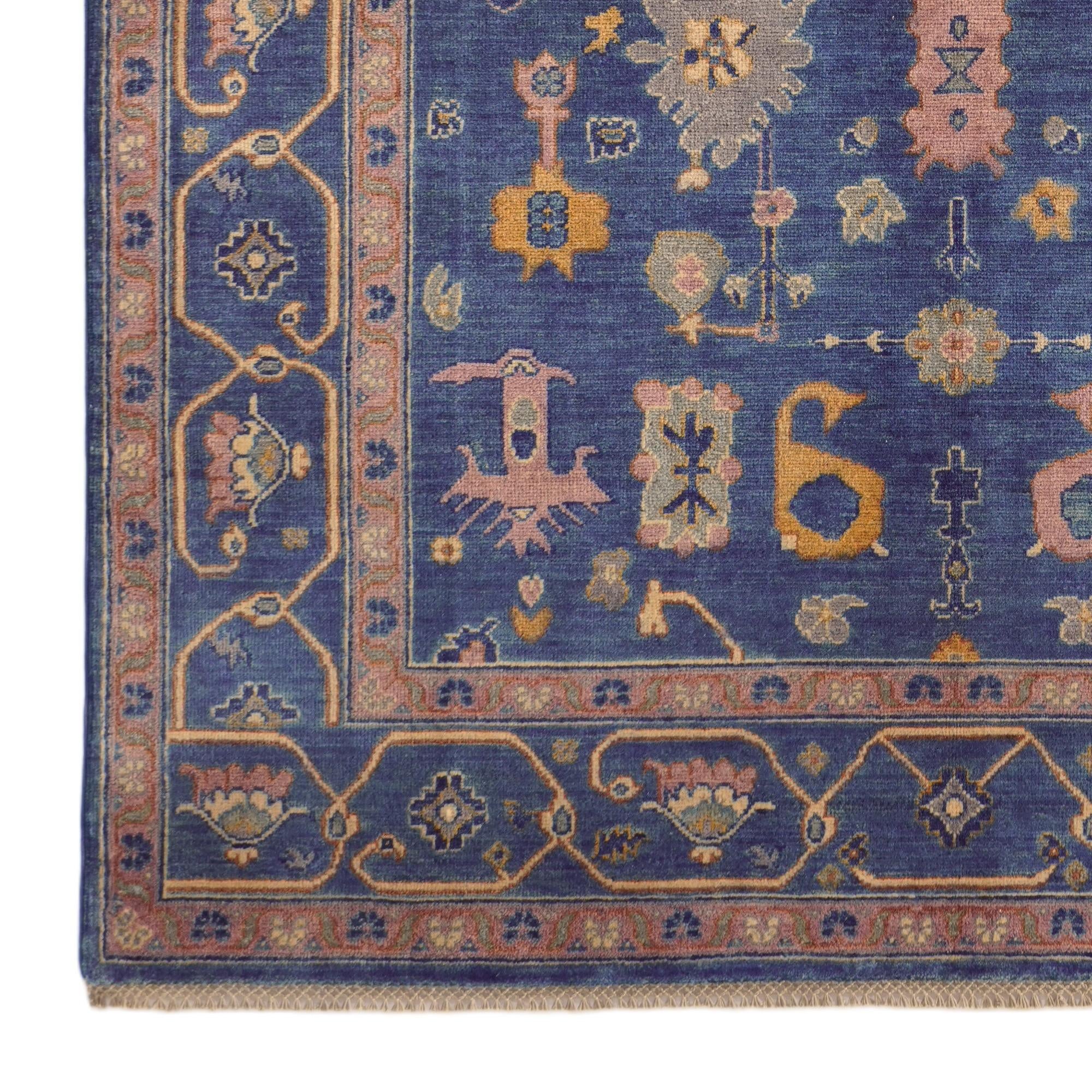 5' 7 x 7' 11 Hand Knotted Kazak Rug