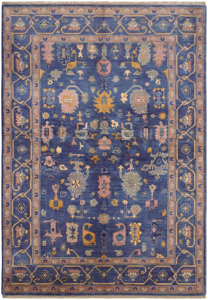 5' 7 x 7' 11 Hand Knotted Kazak Rug