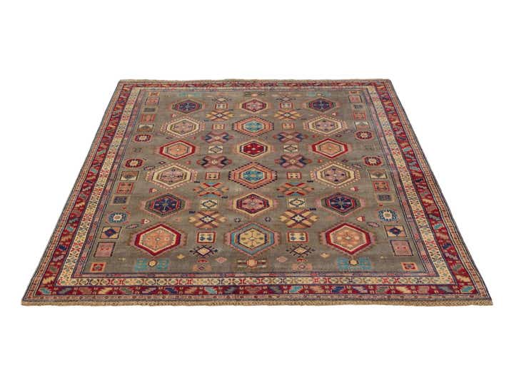 5' 8 x 7' 7 Hand Knotted Kazak Rug