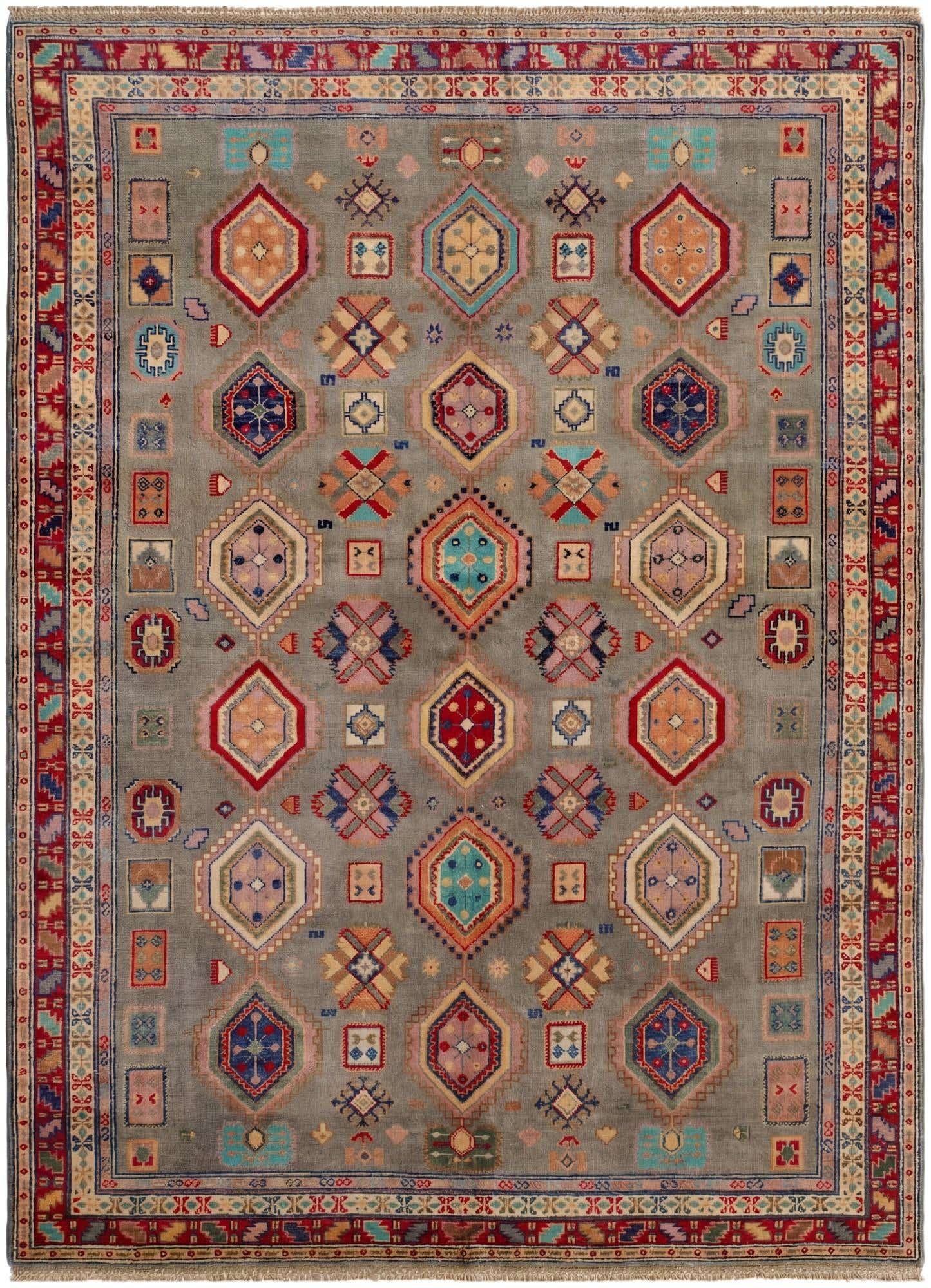 5' 8 x 7' 7 Hand Knotted Kazak Rug