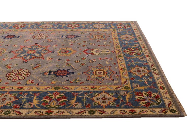 Detail image of 8' 1 x 9' 9 Hand Knotted Kazak Rug