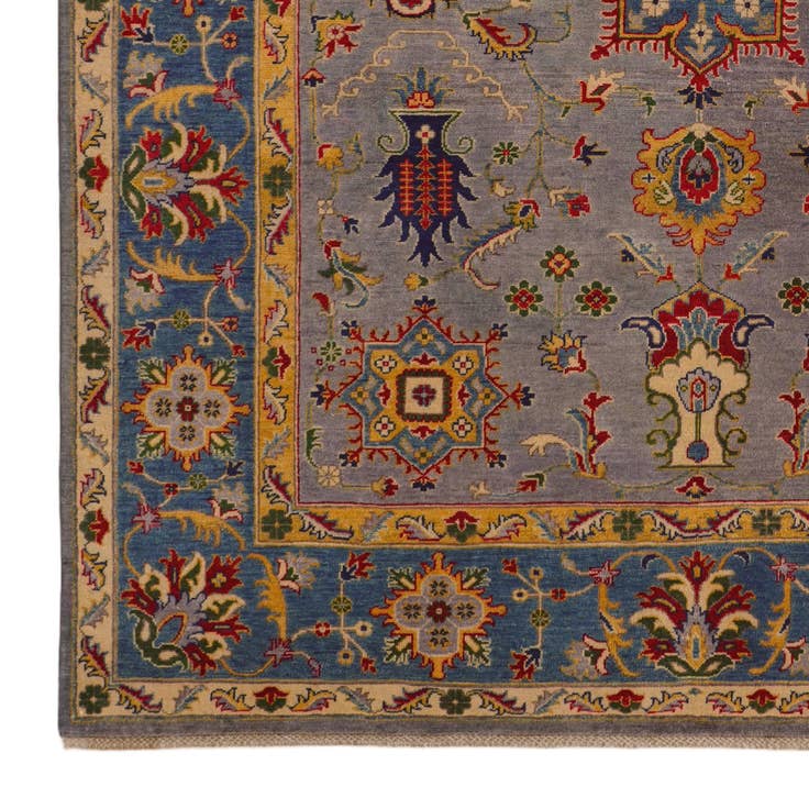 Detail image of 8' 1 x 9' 9 Hand Knotted Kazak Rug